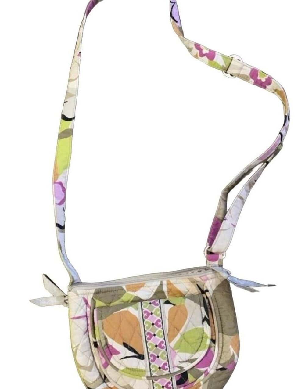Y2K Vintage Vera Bradley Quilted Floral Crossbody Bag